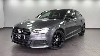 Audi A3 15 TFSI CoD Black Edition Sportback 5dr Petrol Manual Euro 6 ss 150 ps [upl. by Halimaj152]