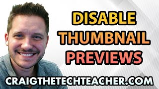 How To Disable Thumbnail Preview Feature in Windows 7 2022 [upl. by Milford]