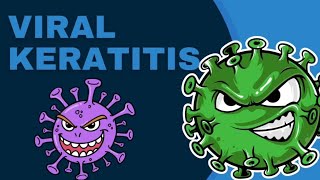 Viral keratitis  Virus  OPHTHALMOLOGY PrepLaddermedpg marrowmed [upl. by Hemingway]