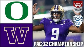 Pac12 Championship Game Oregon Ducks vs Washington Huskies  Full Game Highlights [upl. by Consuela6]