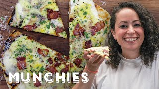 Carbonara Breakfast Pizza  The Cooking Show [upl. by Yngad]