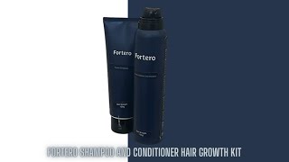 The Best Shampoo amp Conditioner For Hair Growth Fortero Shampoo amp Conditioner Hair Growth Kit Review [upl. by Haidabez]