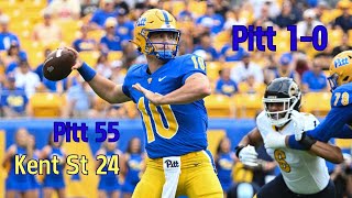 Pitt vs Kent State Reaction A QB and offense of the future [upl. by Eahsan509]