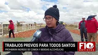 No permitirán armado de mesas de Todos Santos al interior del Cementerio General de El Mercedario [upl. by Nosecyrb]