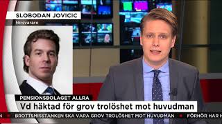 Allravdns advokat ”Min klient förnekar brott”  Nyheterna TV4 [upl. by Ahseei]