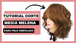 ✅ APRENDE a crear un corte de MEDIA MELENA facil Y RÁPIDO con este TUTORIAL 👍🏼 [upl. by Eentirb171]