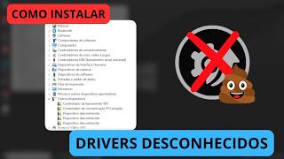 Como Instalar drivers desconhecidos sem programas  Video completo [upl. by Nolrac]