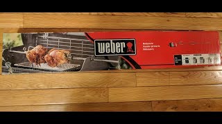 Rotisserie Unboxing for Weber Genesis Grills includes Genesis II [upl. by Etnad]