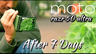 Moto razr 50 ultra complete review After 7 days usage [upl. by Okram]