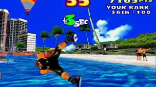 Model 2 Emulator SEGA Water Ski Gameplay Beginner [upl. by Liahus]