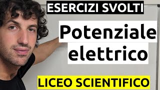 Potenziale elettrico  Esercizi [upl. by Gargan820]