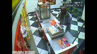 Robbery suspect rips cash register off counter [upl. by Juanita]