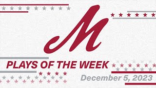 Muhlenberg College Plays of the Week December 5 2023 [upl. by Ecnerewal]