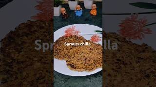 Sprouts chilla healthy lunch box for kidos food viral [upl. by Husha]