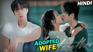 Rich CEO Contract Marriage with Adopted Wife  New Korean Drama Explained In Hindi [upl. by Roselyn]