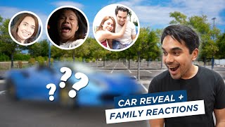 NEW CAR REVEAL  FAMILY REACTIONS [upl. by Eeniffar759]