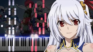 Ginzen no Kaze「銀閃の風」 Madan no Ou to Vanadis OP Piano Synthesia  Konomi Suzuki [upl. by Ettenwahs784]