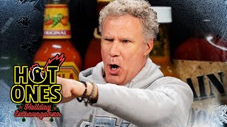 Will Ferrell Brings the Spirit to the Hot Ones Holiday Extravaganza  Hot Ones [upl. by Zigmund]