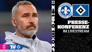 RELIVE PRESSEKONFERENZ I 22 Spieltag I SV Darmstadt 98 vs HSV [upl. by Gothar]