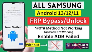 Samsung FRP Bypass New Latest Security  October 2023  New Method [upl. by Bringhurst]