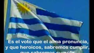 Himno de Uruguay con letra  Uruguays Anthem with lyrics [upl. by Ogg]