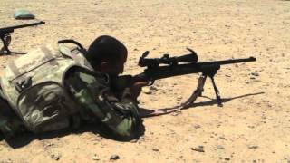 Afghan Marksmanship Class  M24 Sniper Rifle  Afghan National Army [upl. by Nomde]