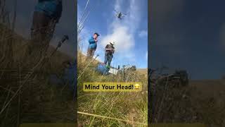 Highland Drone😁Mind Your Heads [upl. by Micky]