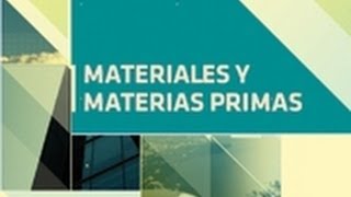 Biomateriales Materiales y materias primas [upl. by Enitsuga]