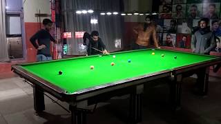 Local snooker Ustad sheraz ustad Sajid century game [upl. by Targett]