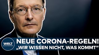 KARL LAUTERBACH Neue CoronaRegeln beschlossen quotWir wissen nicht was kommtquot [upl. by Suruat]