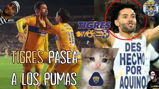 TIGRES VS PUMAS SEMIFINALES  LO WENO LO MALO Y LO RELEVANTE  LIGUILLA [upl. by Zoes]