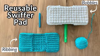 How to crochet a reusable swiffer pad  Beginner friendly [upl. by Dolora]