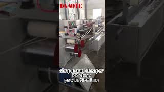 simple and cheaper PP packing strap production line [upl. by Etnomed917]