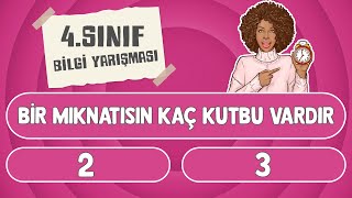 GENEL KÜLTÜR Bilgi Yarışması  4SINIF 📚  Bul Bakalım ile ÖĞRENİYORUZ [upl. by Anitsuj]