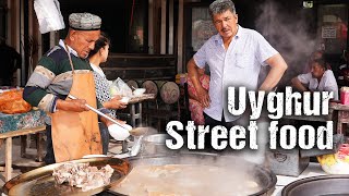 MUSLIM street food market in rural Kashgar Xinjiang  deep tour in Islamic China  S2 EP41 [upl. by Olinad]