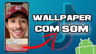 Como Colocar Vídeo Do Tiktok De Wallpaper  ATUALIZADO 2021  COM SOM [upl. by Erihppas]