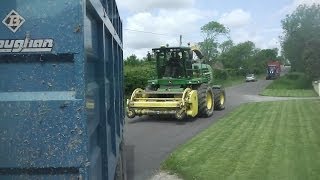 John Deere 7750i CCS Harvesting Silage 2014 4 [upl. by Euqinomad13]