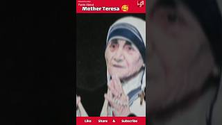 Mother Teresa 🥰 Interesting Facts in hindi shorts shortvideo ytshorts [upl. by Aracal]