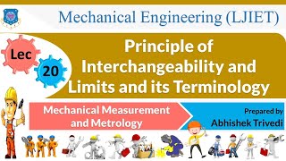 L 20 Principle of Interchangeability and Limits  Mechanical Measurement and Metrology  Mechanical [upl. by Edalb]