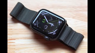 Official Apple Milanese Loop Apple Watch Band Review [upl. by Nauqet646]