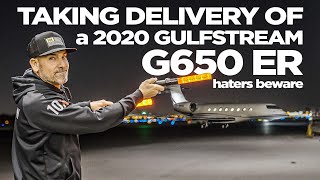 Grant Cardone Takes Delivery of a 2020 Gulfstream G650ER [upl. by Lear542]