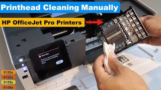 HP OfficeJet Pro Printhead Cleaning MANUALLY Fix BK Y M amp C Ink Clogs [upl. by Naasar68]