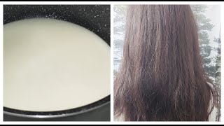 Homemade Hair Straightening Cream  Natural Keratin Treatments [upl. by Cul471]