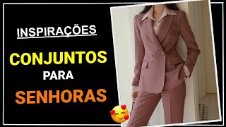 50 Conjuntos para Senhoras de Calça e Blazer para Montar Looks Elegantes e Sofisticados ❤️ [upl. by Alic]