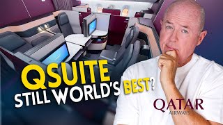 Is QATARS QSUITE still the BEST BUSINESS CLASS [upl. by Keldah]