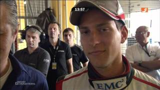 ADAC GT Masters Sachsenring 3 Rennen 14052011 Unfall Crash Accidente inkl Interviews [upl. by Ryder]