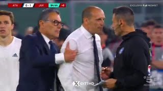 Massimiliano Allegri reaction after winning Coppa Italia final vs Atalanta  😱😱😱😱 [upl. by Leur]