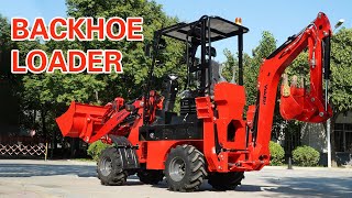 Rippa EarthMoving Machinery Cheap New Used Small Mini Towable Backhoe Loader Excavator [upl. by Conger]