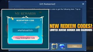 CLAIM YOUR LIMITEDTIME AVATAR BORDER REDEEM CODES AND DIAMONDS  ANOTHER REDEMPTION CODES EVENT [upl. by Alano]