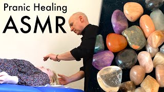 ASMR Pranic healing and spiritual interview Unintentional real person ASMR [upl. by Rehtnug378]